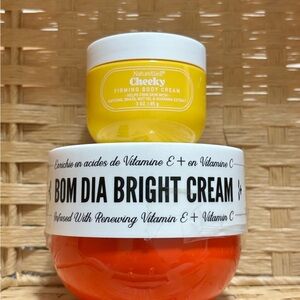 Nature well cheeky firming cream and bon dia bright cream